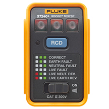 Fluke ST240+ RCD Socket Tester with Beeper